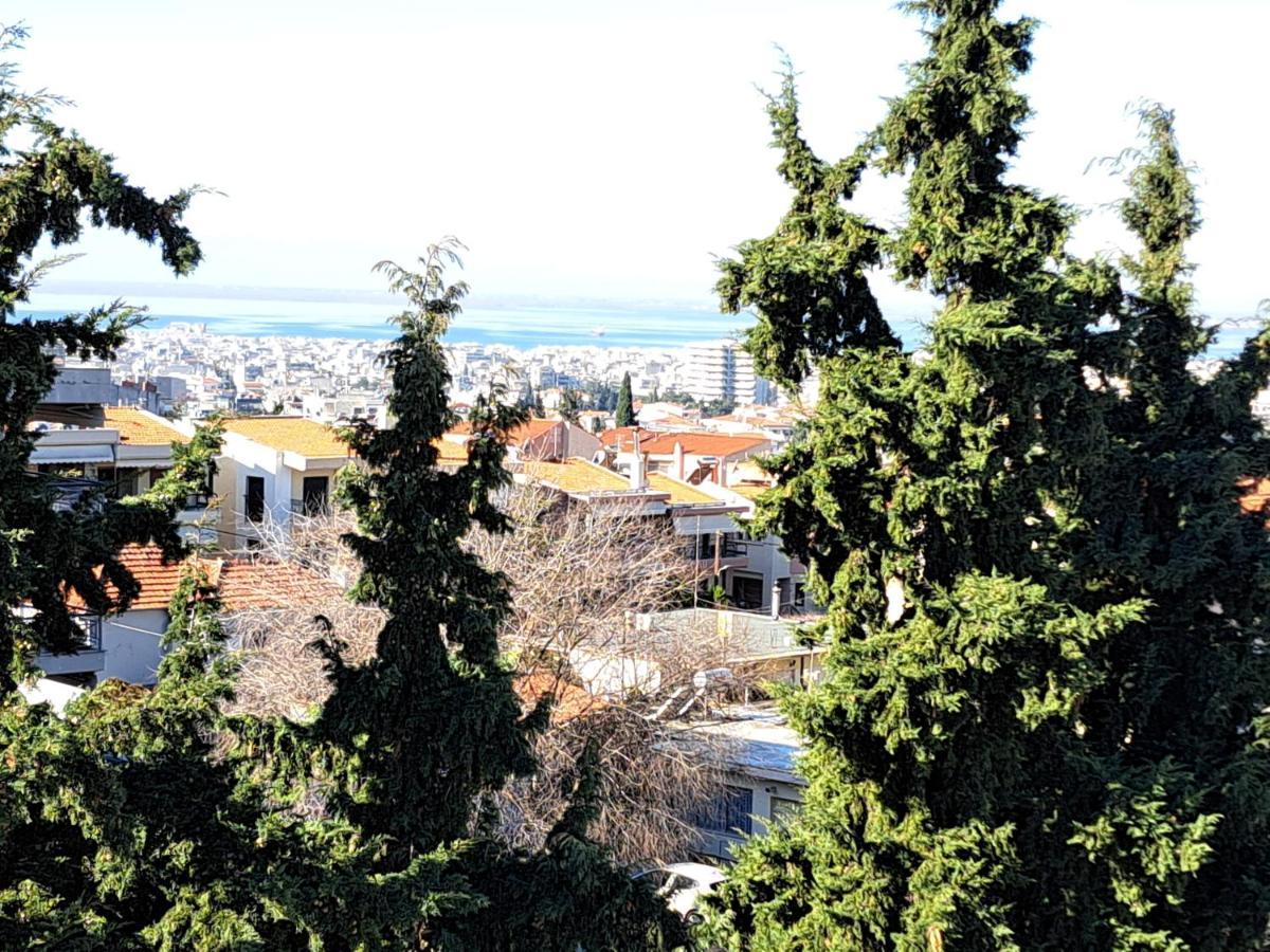 Όμορφο Διαμέρισμα- Σοφίτα Με Υπέροχη Θεα Tesalonika Bagian luar foto